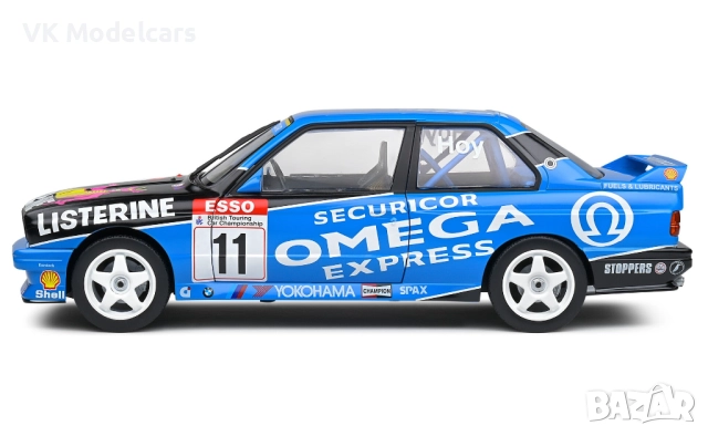 1991 BMW E30 M3 Blue #1 W.Hoy BTCC 1/18 Solido, снимка 5 - Колекции - 52790007