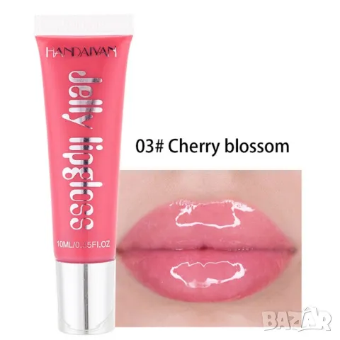 Овлажняващ цветен гланц за устни Jelly Gloss Lip HANDAIYAN, снимка 2 - Декоративна козметика - 48749936