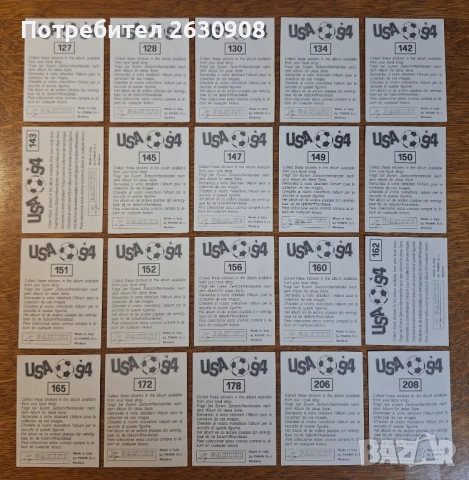 Стикери Панини САЩ '94, снимка 4 - Колекции - 53309588
