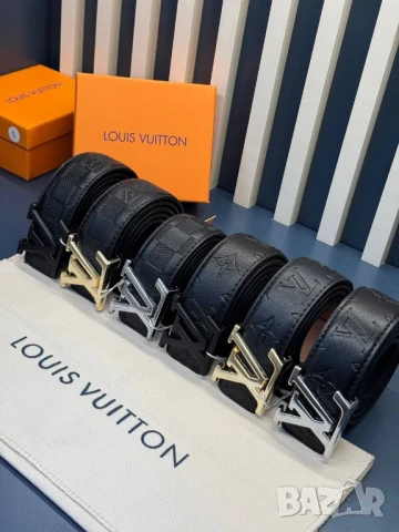 колани от естествена кожа в кутия louis vuitton 