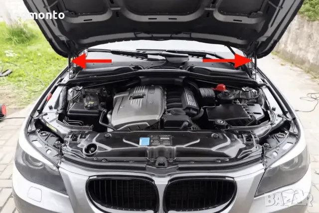 Амортисьори за Преден Капак BMW E90–E93 2004–2013 | OE 51237060550 | Газови Пружини, снимка 3 - Части - 50317737