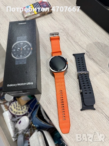 Samsung Watch Ultra Titanium Silver, снимка 2 - Смарт гривни - 53082340