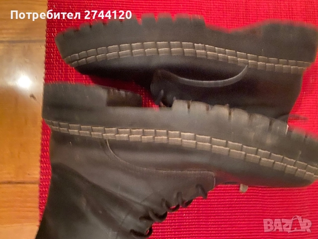 Дамски кожени боти номер 37, снимка 4 - Дамски боти - 52447206