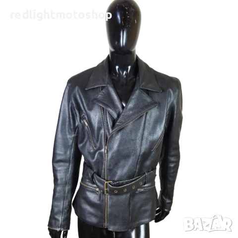 📌 5277 Takai Мъжко кожено мото яке | Рокерия | Размер XL | 150 лв.