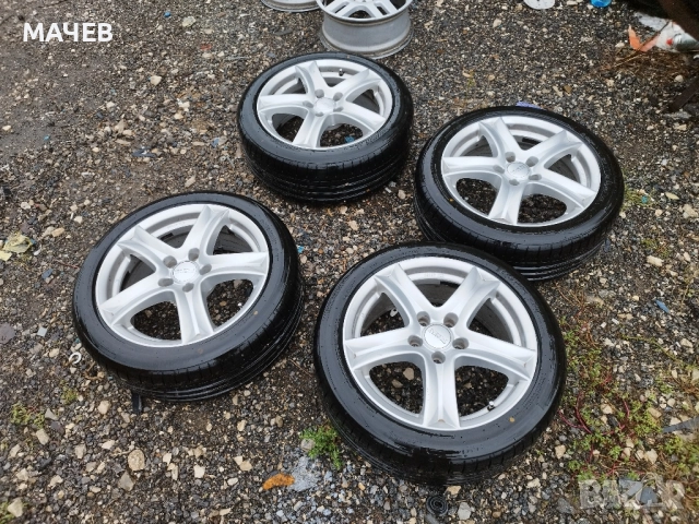 Лети джанти 17 5x112 Et 38 7,5 J + Чисто нови гуми