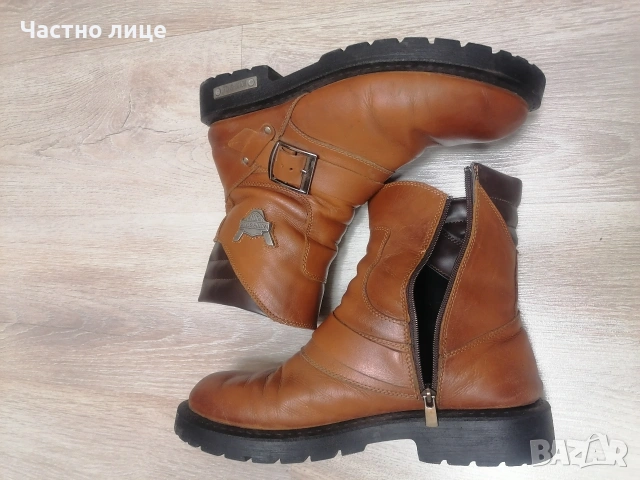 43н.Естествена кожа мъжки ботуши 