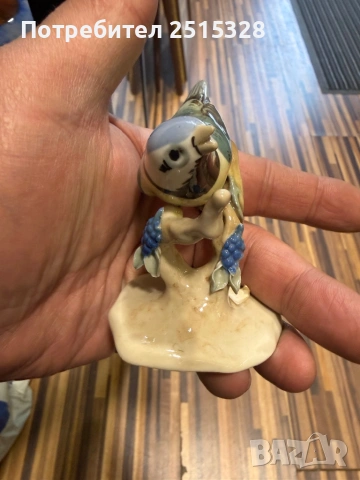 порцеланова фигура птичка Royal Dux, снимка 3 - Антикварни и старинни предмети - 53882710