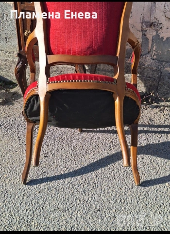Реновирано френско кресло, снимка 8 - Столове - 53092348