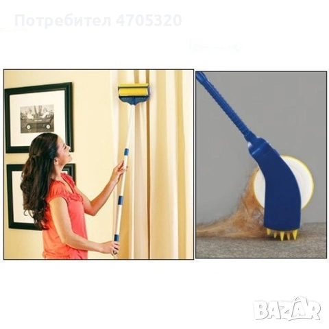 Уред за събиране, почистване на косми от домашни любимци S T I C K Y BUDDY, снимка 5 - Други стоки за дома - 53065571