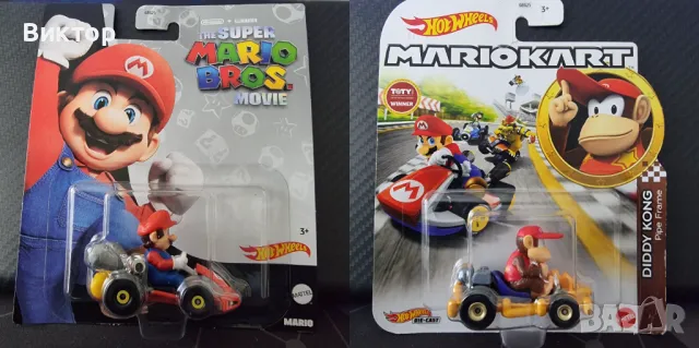 Колички Hot Wheels Mario Kart / Марио карт, снимка 10 - Коли, камиони, мотори, писти - 47386389