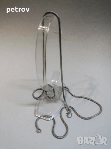 Стар Руски сребърен синджир., снимка 3 - Колиета, медальони, синджири - 53631877