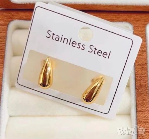 обеци от висококачествена медицинска стомана , снимка 12 - Обеци - 50748398