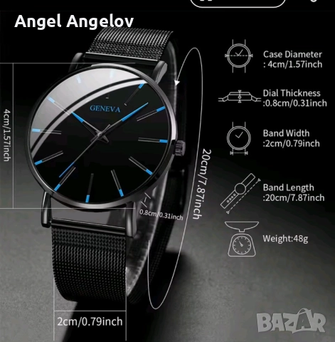 мъжки модни ултра тънки часовници , мъжки бизнес колан от неръждаема стомана Кварцов часовник relogi, снимка 4 - Мъжки - 37162096