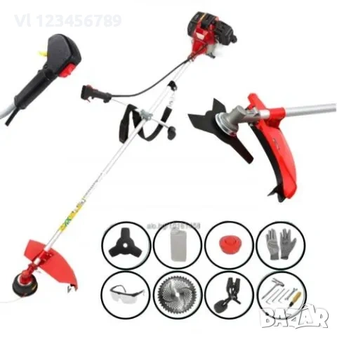 Бензинов тример за трева KraftRoyal 74cc, двутактов 4,5кВт