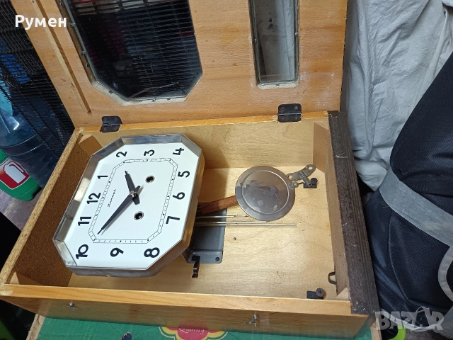 стенен часовник "Янтар" (Jantar) , снимка 8 - Антикварни и старинни предмети - 52665468
