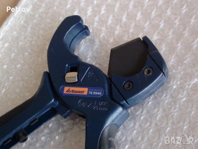 Garant - MADE IN GERMANY - ЧИСТО НОВИ Profi Ножици за Маркучи и PVC материали до 28 mm диаметър !!!!, снимка 17 - Клещи - 49308142