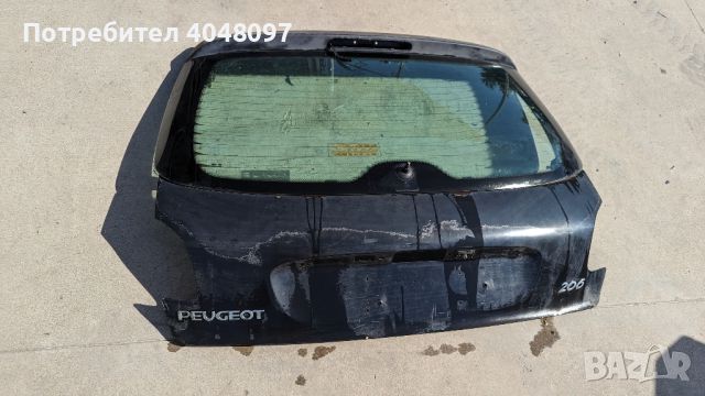 206 заден капак Peugeot 206 капак със стъкло, снимка 3 - Части - 46089785