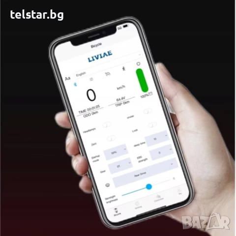 Електрическа тротинетка TELSTAR 11+ S-5 Pro 67.2V 38Ah с два двигателя 2x3000W 92 км/ч, снимка 12 - Мотоциклети и мототехника - 52429523