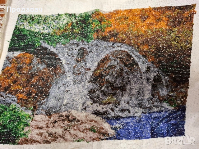 Гоблен "Дяволския мост", снимка 3 - Гоблени - 52360358