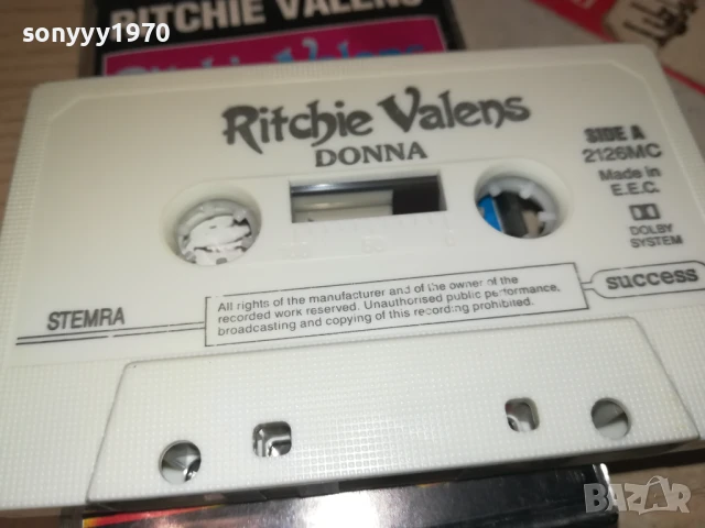 RITCHIE VALENS-ORIGINAL TAPE 2507251047, снимка 15 - Аудио касети - 51136911