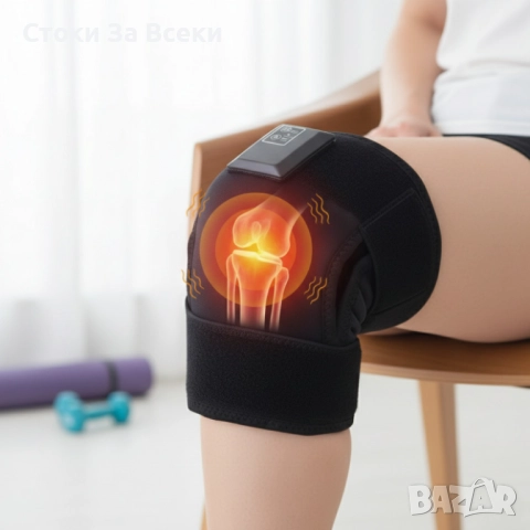 Безжичен масажор за колена с нагряване Rechargeable Massage Knee, снимка 6 - Други - 52302718