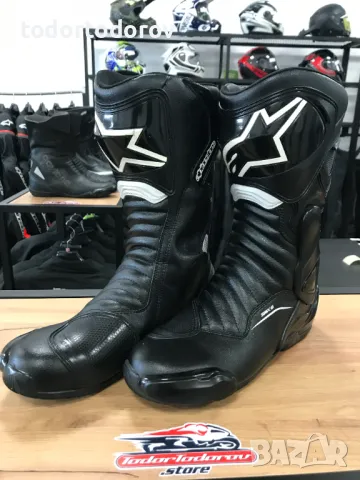 Мото Ботуши ALPINESTARS SMX-6 V2 WP ,44,протектори,става,като нови, снимка 1 - Аксесоари и консумативи - 47075499