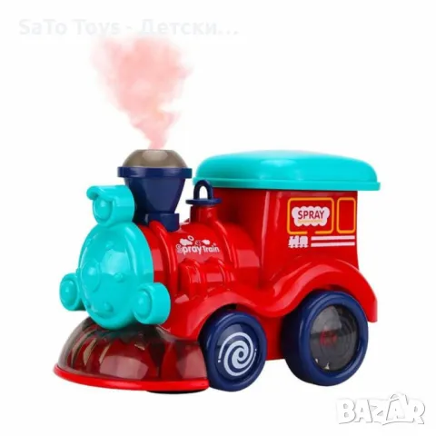 Спрей влакче с музика светлини и водна мъгла за безкрайно забавление, снимка 5 - Влакчета, самолети, хеликоптери - 49871595