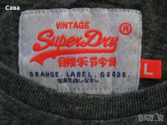 Тениска и блуза SUPERDRY  мъжки,Л, снимка 5 - Тениски - 46233050