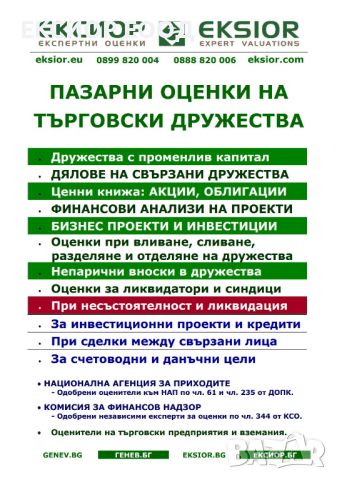 Оценки на недвижими имоти и други активи, снимка 8 - Счетоводни услуги - 46686813