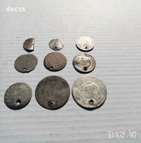 9 сребърни и посребрени монети от Османската империя, снимка 3 - Нумизматика и бонистика - 51462323