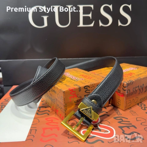 колани от естествена кожа в кутия guess , снимка 2 - Колани - 53869893