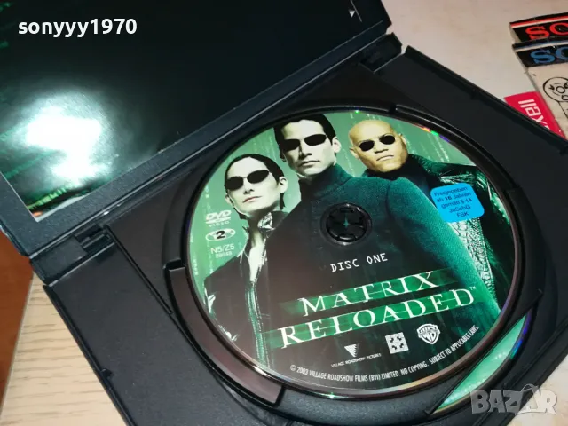 MATRIX RELOADED X2 DVD 1004251711, снимка 7 - DVD филми - 49848272