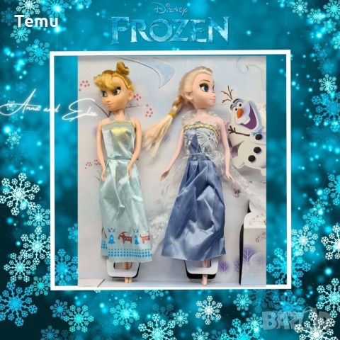 Анна и Елза - пеещи кукли WJ104B/ Детската играчка "Анна и Елза" от "Замръзналото кралство" е чудесе, снимка 1 - Кукли - 45792172