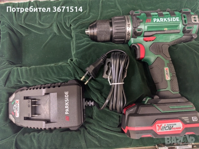 Акумулаторен винтоверт Парксайд , снимка 3 - Винтоверти - 52265220