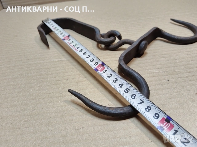 Стар Кован Ченгел За Дране На Животни. / НОМЕР 1729., снимка 7 - Антикварни и старинни предмети - 53849858