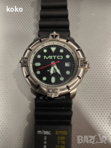 Часовник Mito тип diver 100m, снимка 4 - Мъжки - 53703591