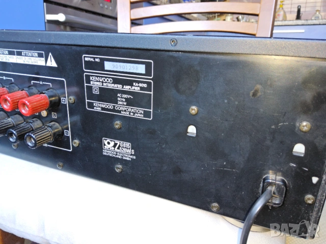 Стерео усилвател KENWOOD KA-5010, снимка 7 - Ресийвъри, усилватели, смесителни пултове - 53975796