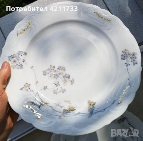 скъп сервиз 6 чинии с позлата НОВО, снимка 4 - Сервизи - 50246131