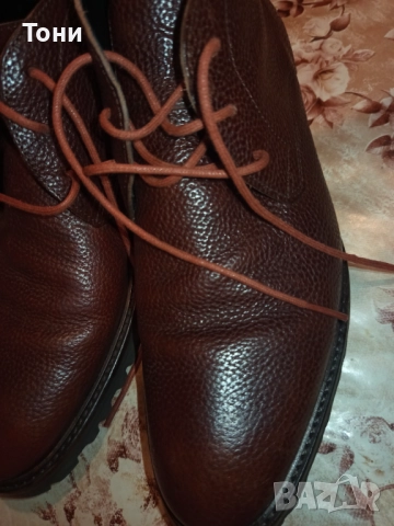 FLORIS VAN BOMMEL Оригинал Нови Мъжки Боти Изцяло от Натурална Естествена Кожа 42/43, снимка 12 - Мъжки боти - 52309708