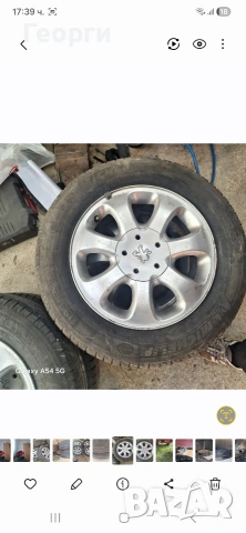 Продавам гуми и джанти за Peugeot 15 цола 195 65 15 цена 210 евро , снимка 3 - Гуми и джанти - 53757224