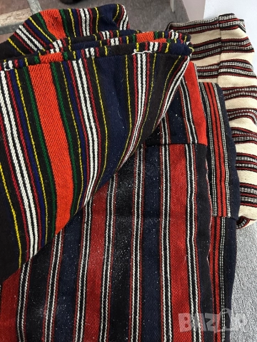 Ръчно тъкан автентичен калъф за дюшек, снимка 4 - Антикварни и старинни предмети - 51896376