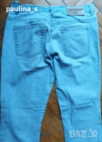 Два броя / ВИНТИДЖ / Рядка находка / Еластични дънки с висока талия и широки крачоли , снимка 7 - Дънки - 32756035