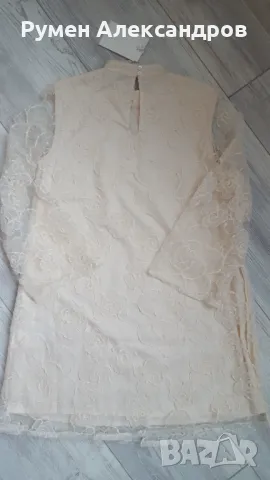 Чисто нова светло бежева дантелена рокля YASCornelia Gardenia р-р M, снимка 16 - Рокли - 50332935