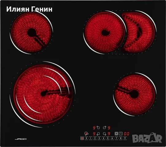 Стъклокерамичен плот с 4 зони, снимка 1 - Котлони - 48161288