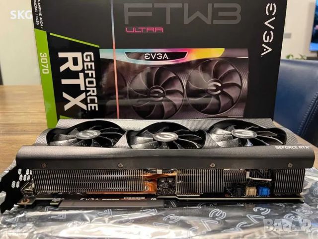 Видеокарта RTX 3070 EVGA FTW3 Ultra, снимка 3 - Видеокарти - 46104600