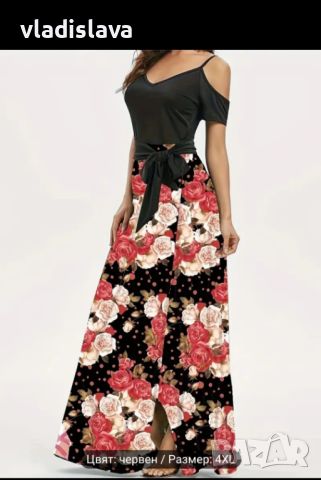 Продавам нова лятна рокля голям размер , снимка 2 - Рокли - 45860718