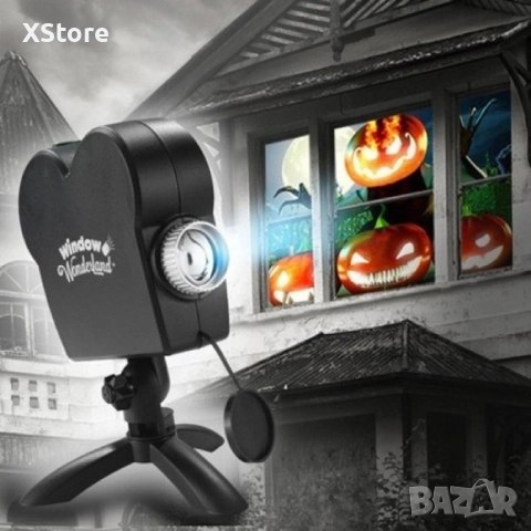 Коледен лазерен проектор Window Projector, снимка 15 - Прожектори - 52081316