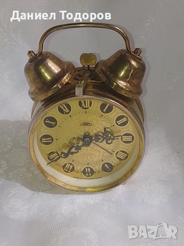 Стар чешки часовник-будилник PRIM, снимка 5 - Колекции - 54135593