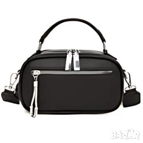 Модерна дамска чанта с ципове в различни цветове, снимка 4 - Чанти - 52098252