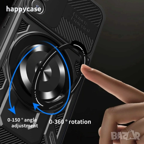 Xiaomi Redmi Note 15 Pro 5G / 15 Pro+ / RUGGED MAGSAFE Удароустойчив кейс калъф гръб с пръстен, снимка 6 - Калъфи, кейсове - 53605952